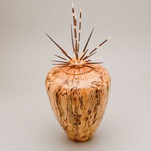 Spalted Maple with Porcupine Quills