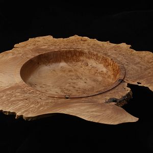 Maple Burl Platter