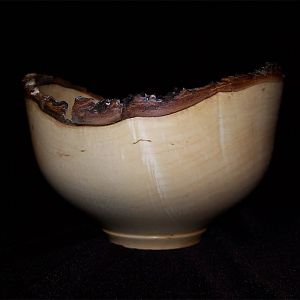 Natural Edge Maple bowl