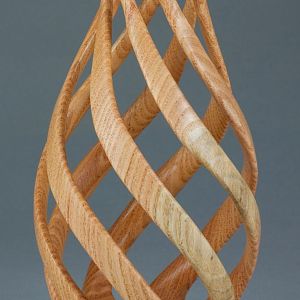 Honey Locust Disconnected Spiral Vase