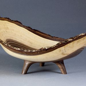 Walnut Natural Edge Bowl