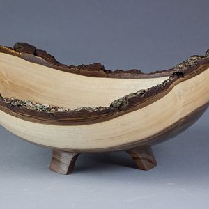 Walnut Natural Edge Bowl