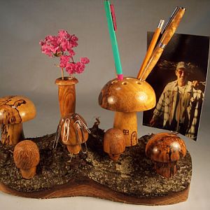 Mushroom Desk Set