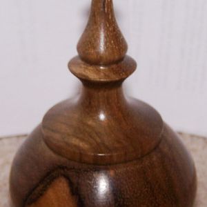 Black Limba Finial Box