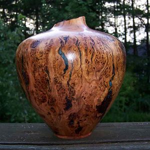 Cherry Burl Vase - au natural