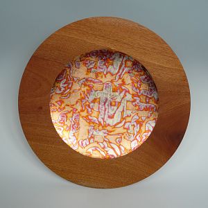 imitation gold leaf platter