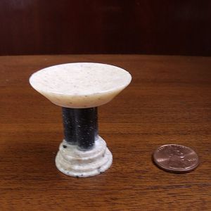 micro bird bath made from corian