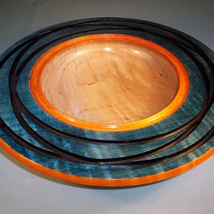 Maple Eccentric Blue Bowl