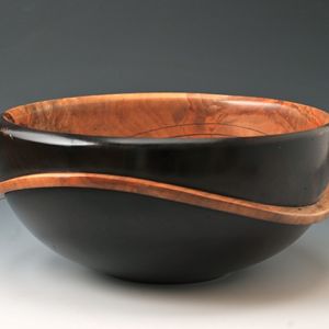 Beech Protruding Wave Bowl