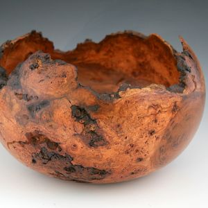 Cherry burl vessel