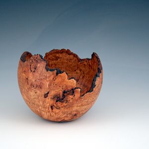 Cherry burl vessel