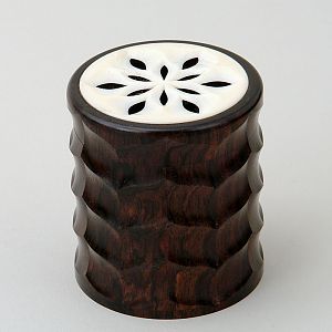 Blackwood Box w/ Pierced Lid