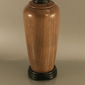Walnut and Ebony Vase