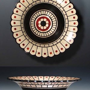 Scalloped Rim Segmented Bowl