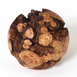 Sphere, oak branch burl