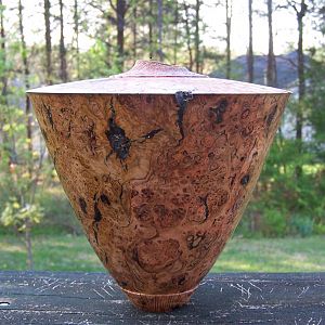 Cherry Burl Vase