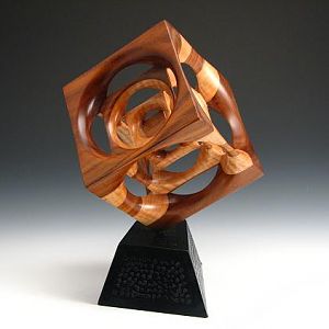 Walnut Cube View 1