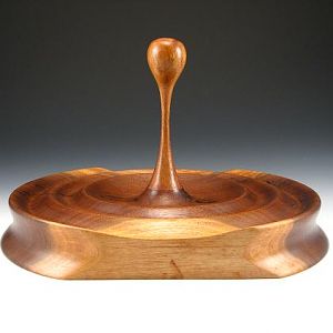 Walnut Raindrop Tray