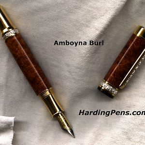 Amboyna Burl Fountain Pen