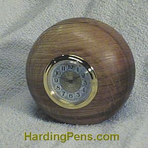 Red Oak Desk Clock