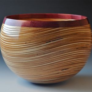 Wavy Plywood Bowl