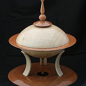 suspended lidded bowl
