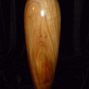 Tall Red Camphor Vase