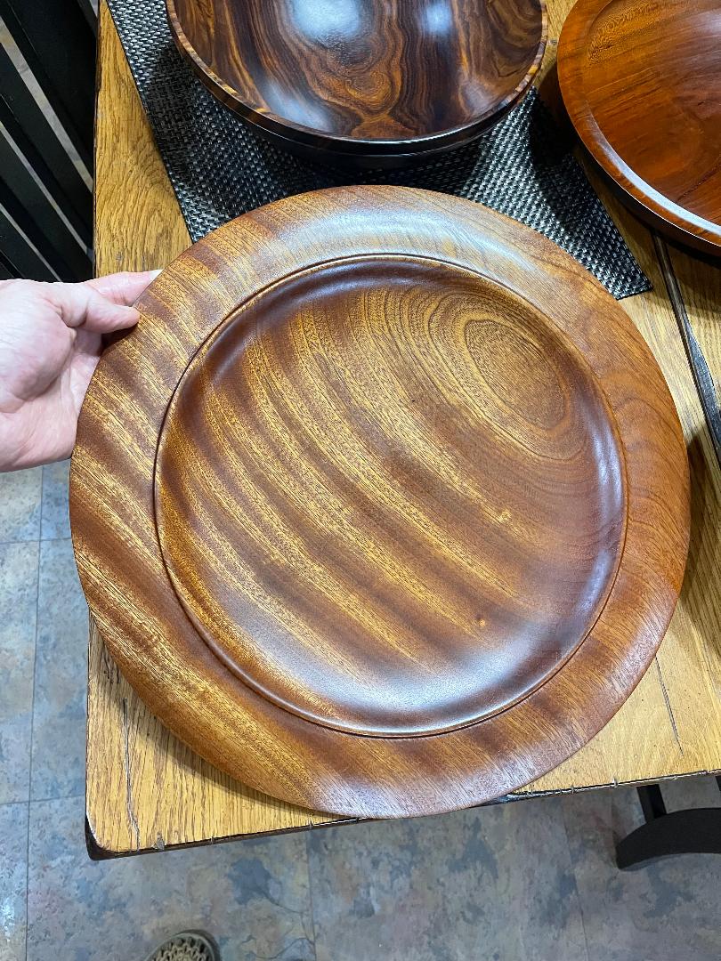 15.5" figured Sapele platter