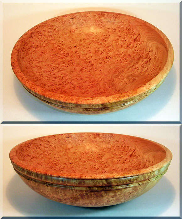 15" Cherry Burl Bowl