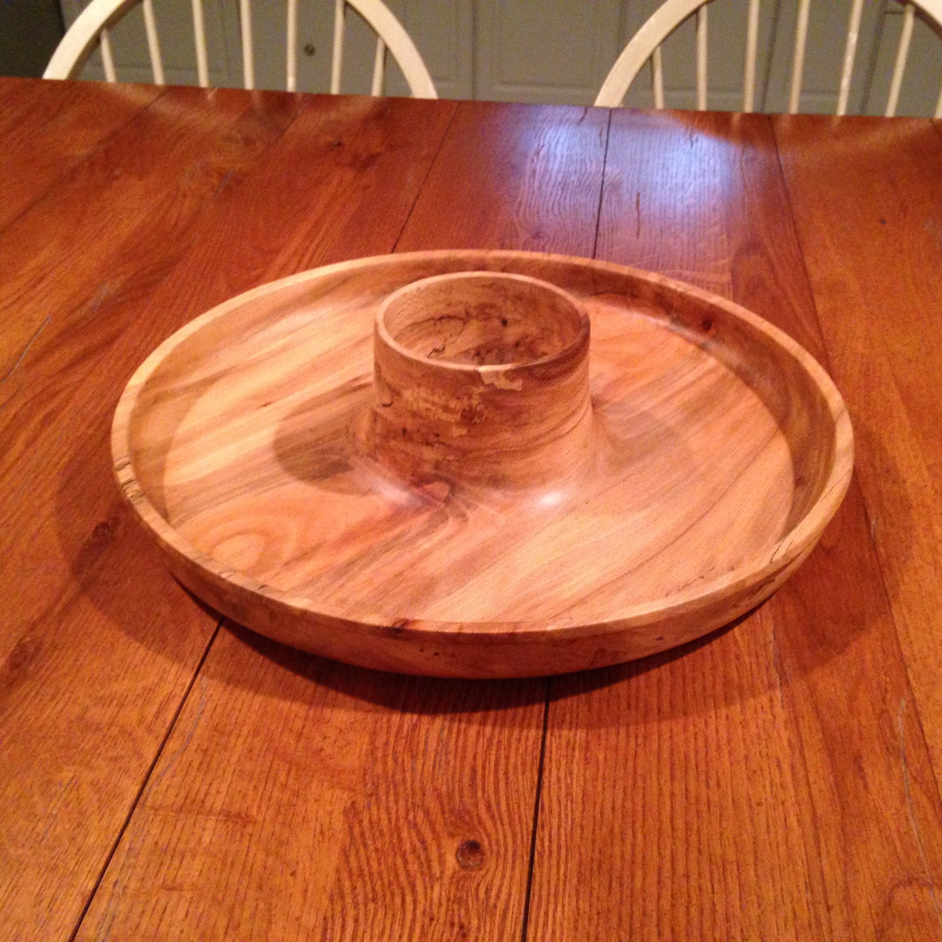 15" chip and dip platter.