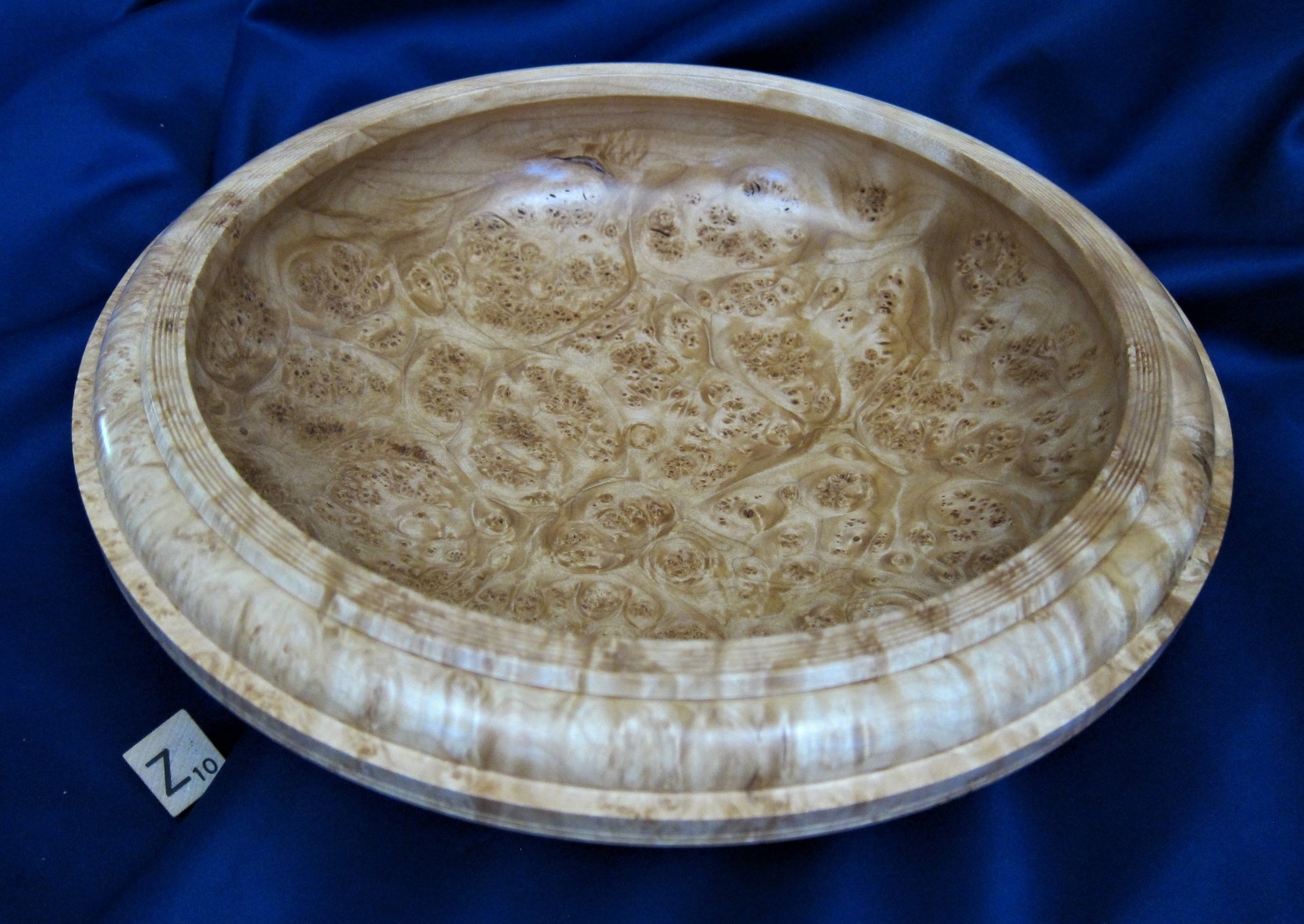 1885 maple burl bowl.
