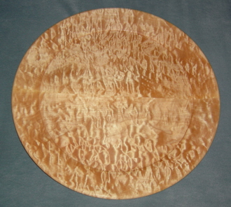 19" Quilted Maple Platter