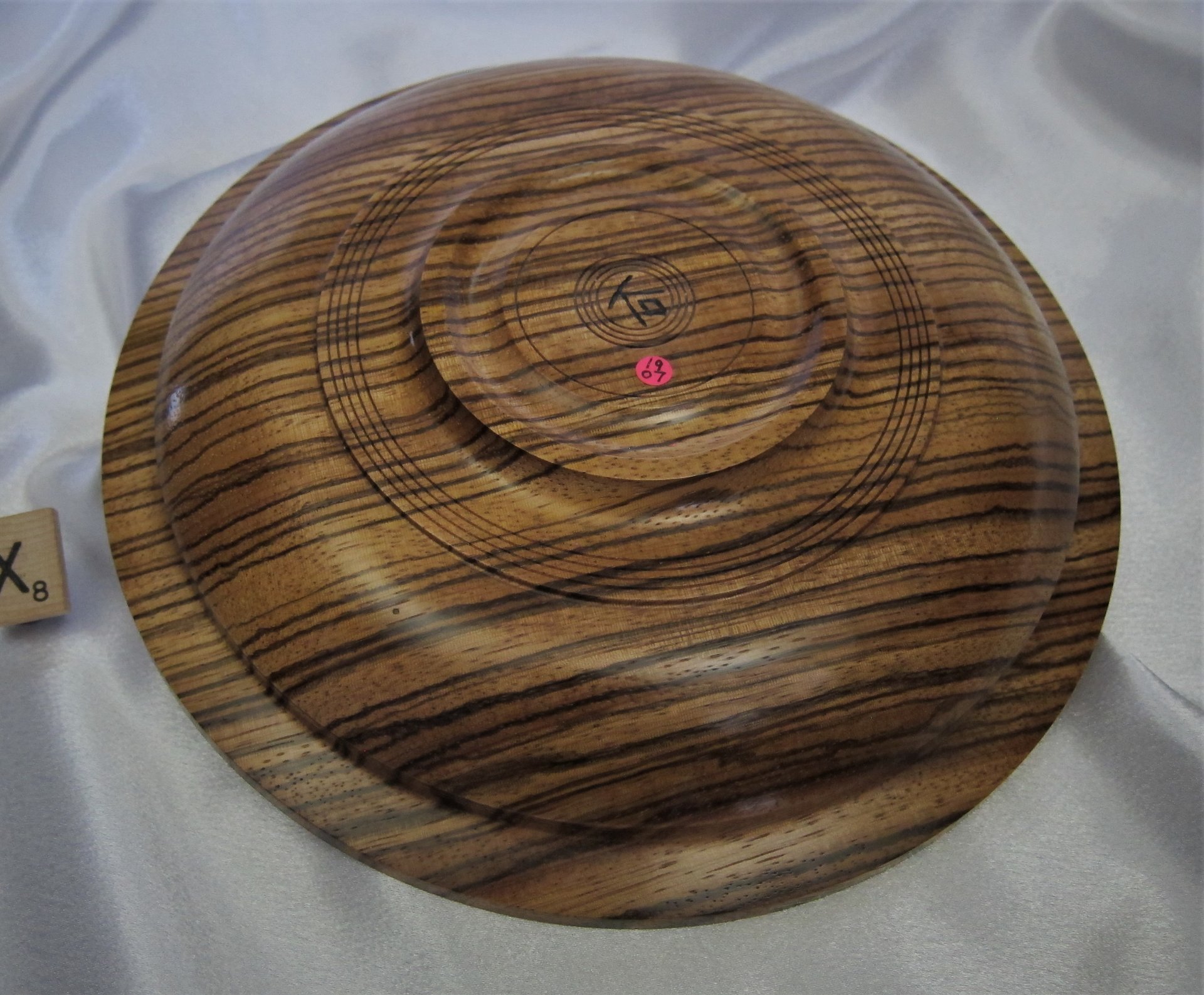 1907 African Zebrawood American Association of Woodturners