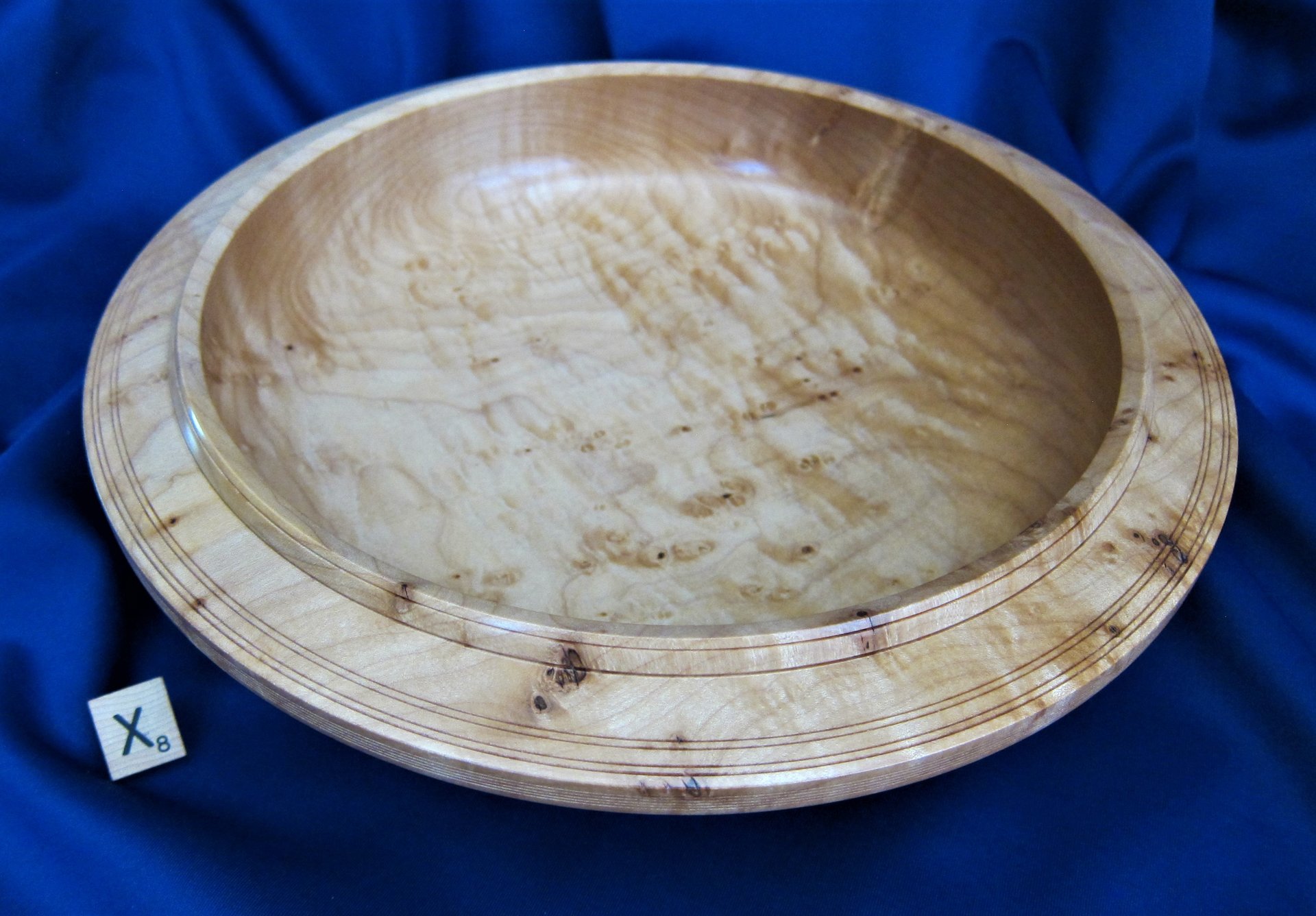 1971 Curly Birdseye Maple Centerpiece. | American Association of