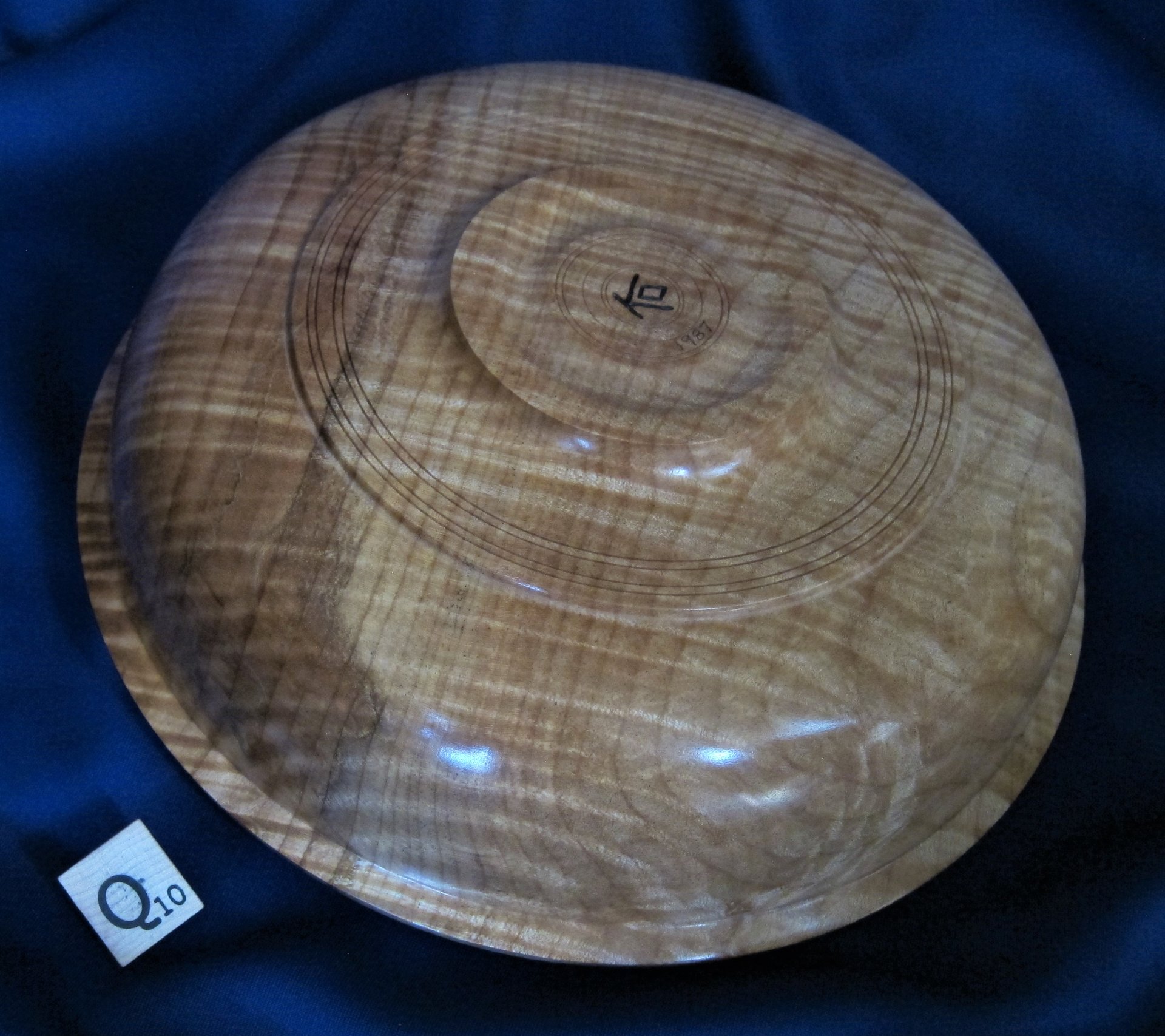 1987 curly fiddleback maple