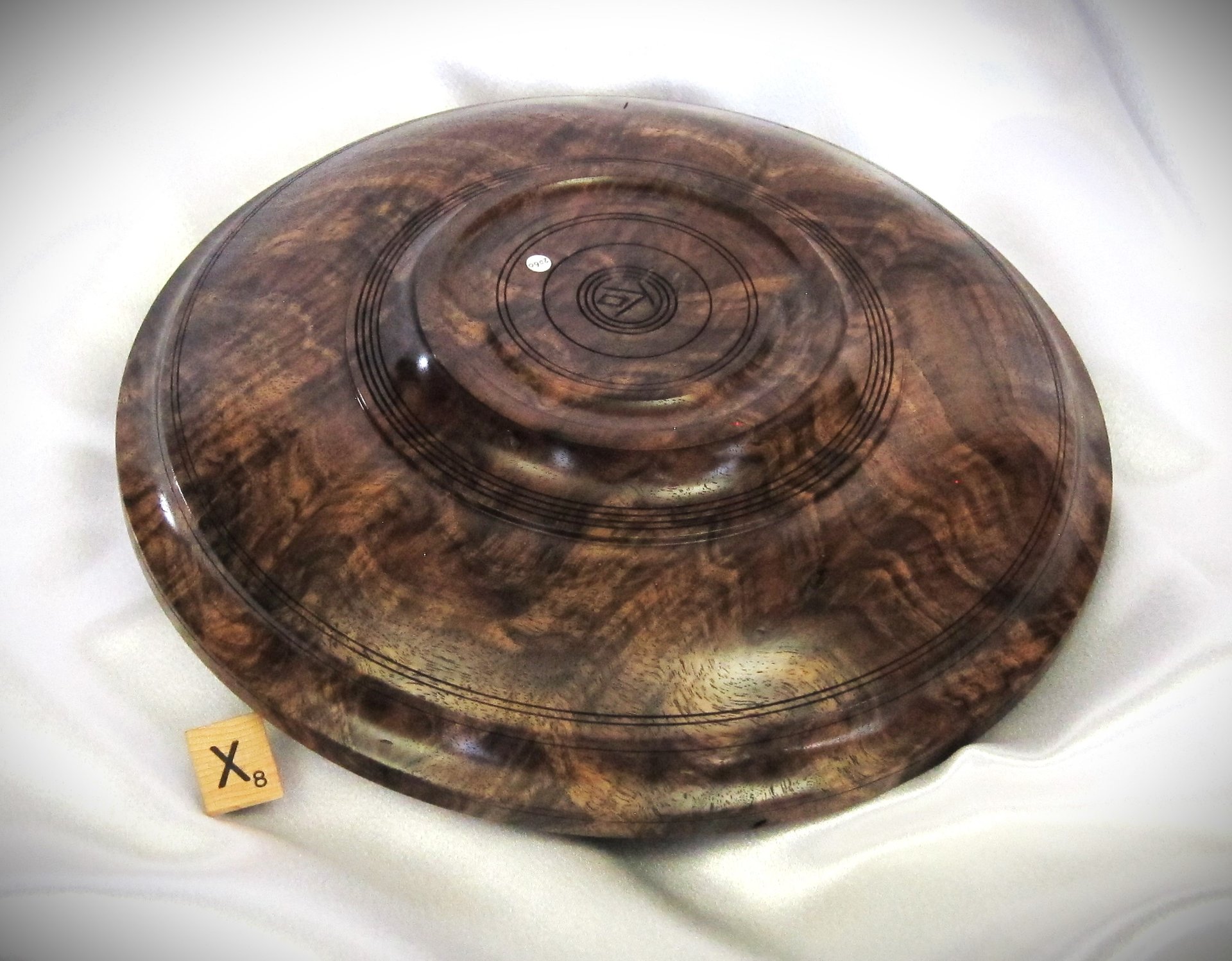 #2060 super curly Oregon Claro Walnut Burl bowl