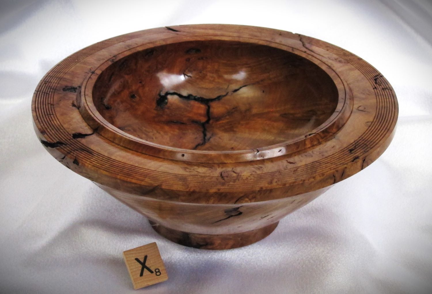 2101 Australian Yellow Box Burl with big void.