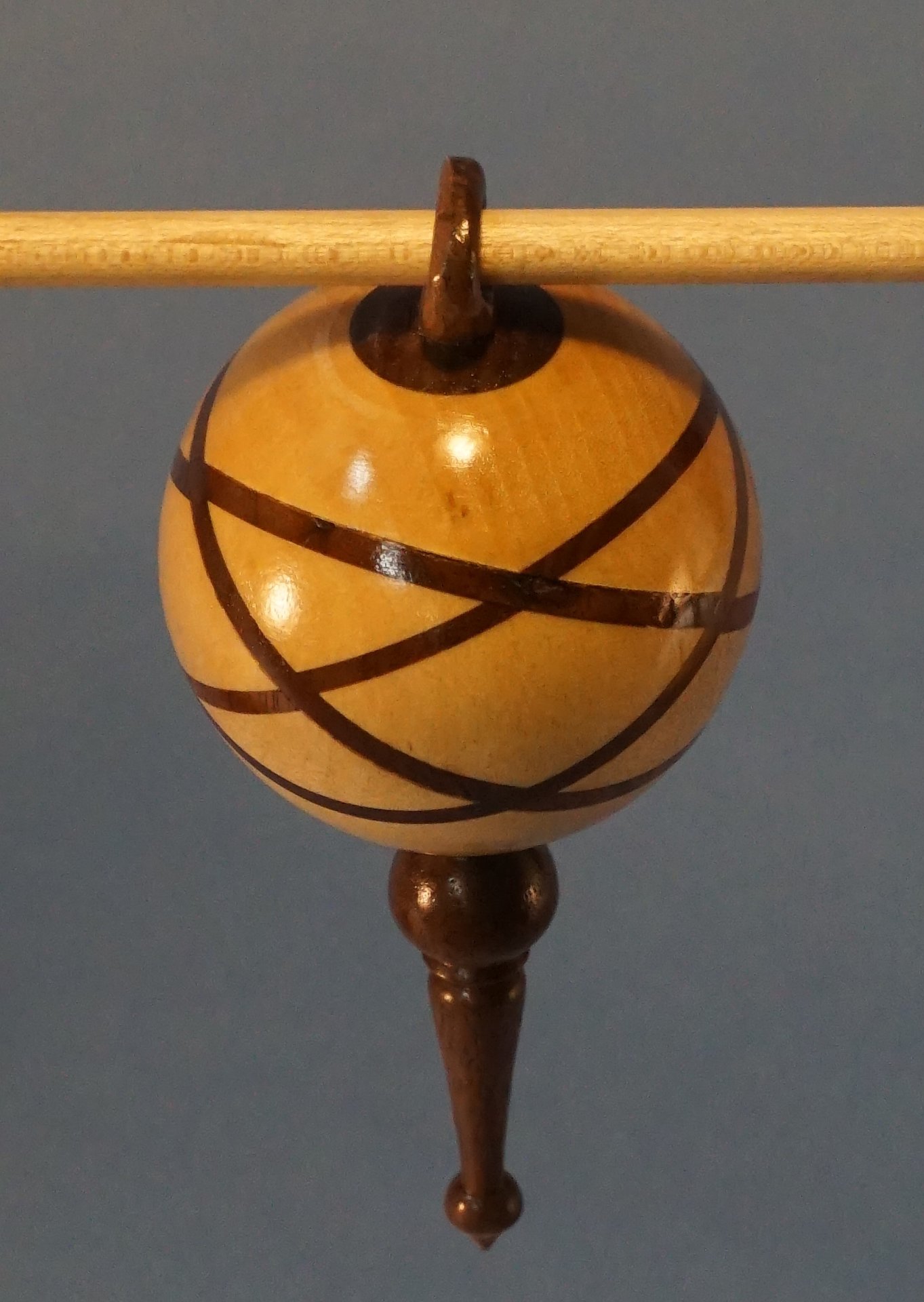 22074 birch with walnut Ornament