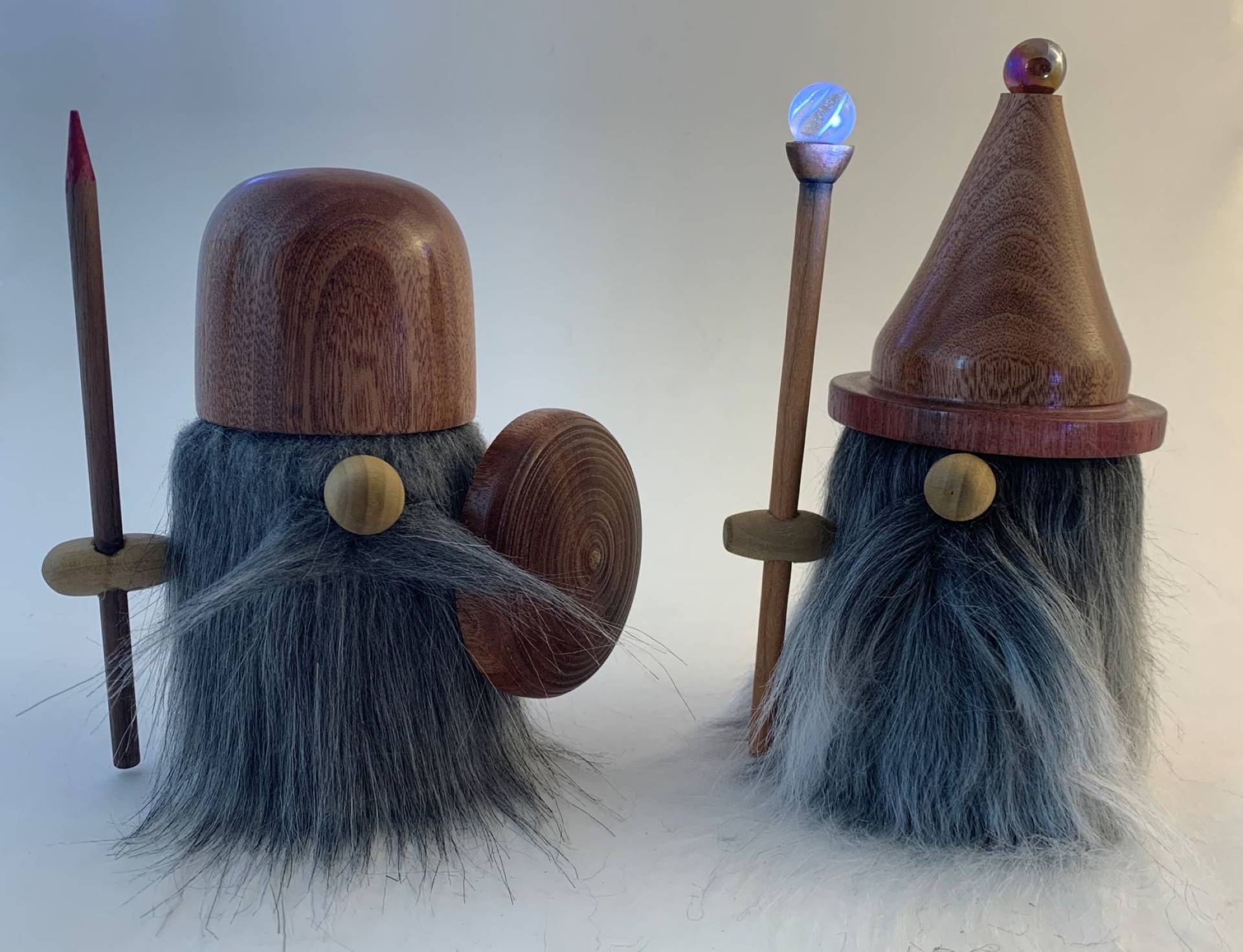 A soldier and a wizard