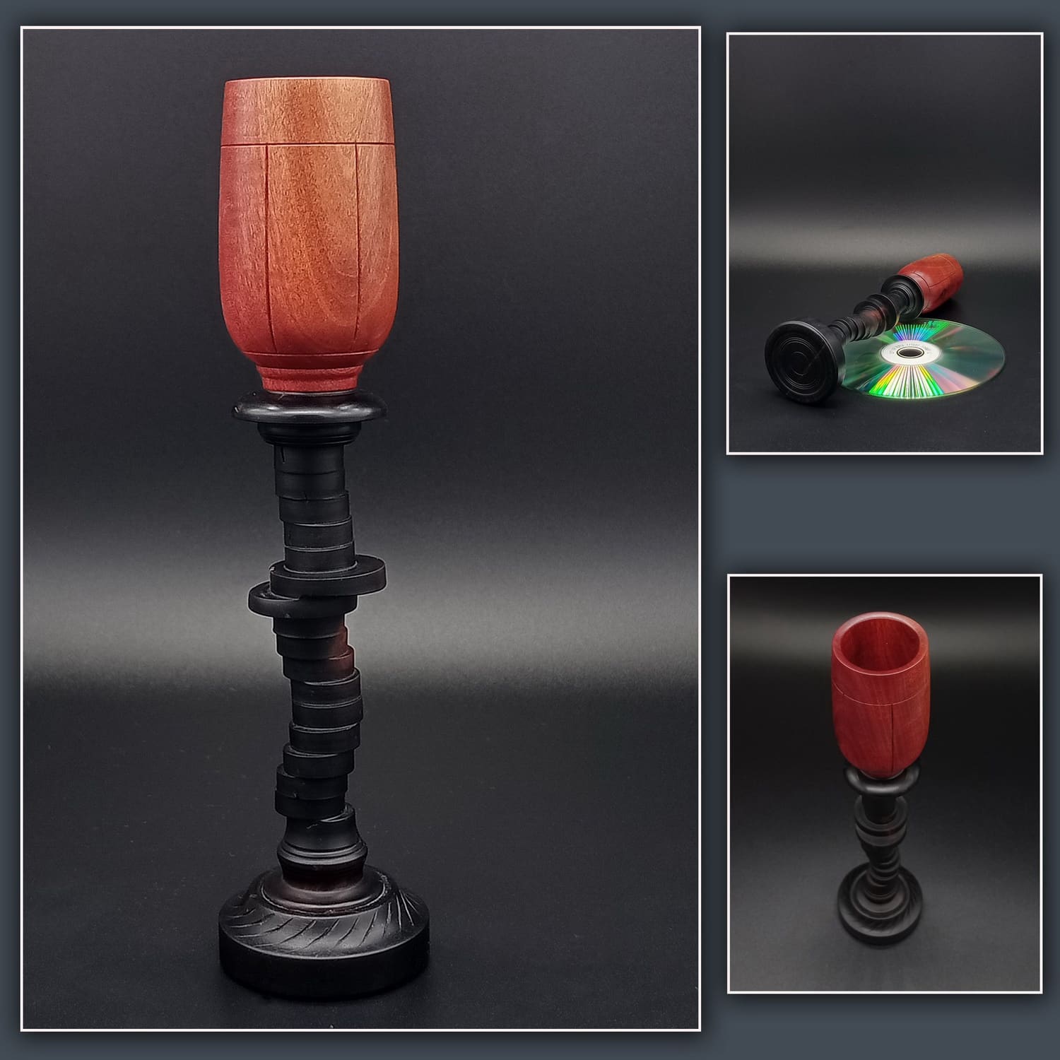 Abstract cup "Scarlet flower"