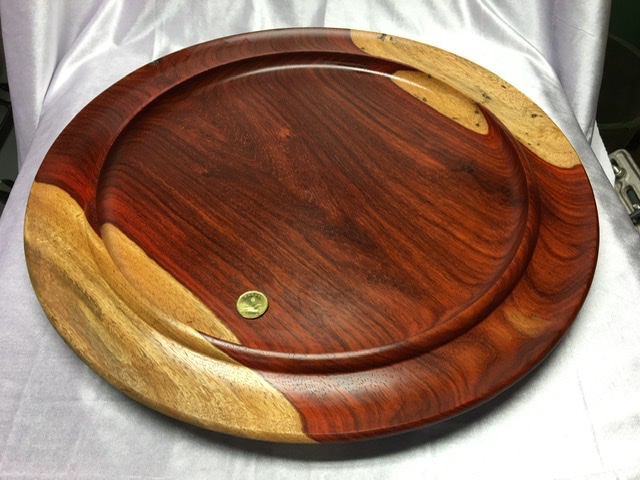 African Padauk Platter