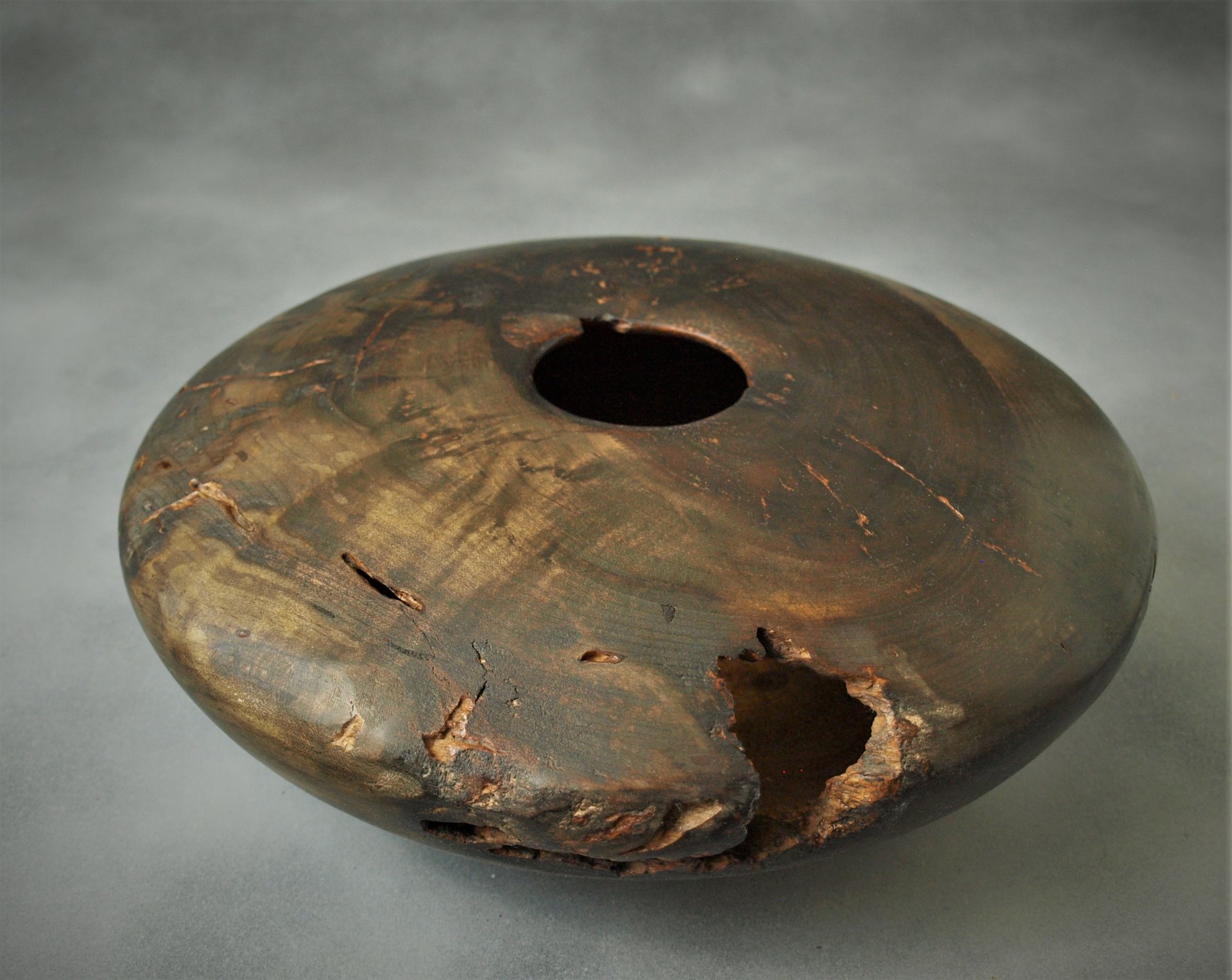 Aged maple hollow form