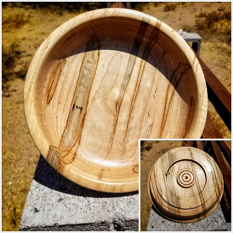 Ambrosia Maple Shallow Bowl