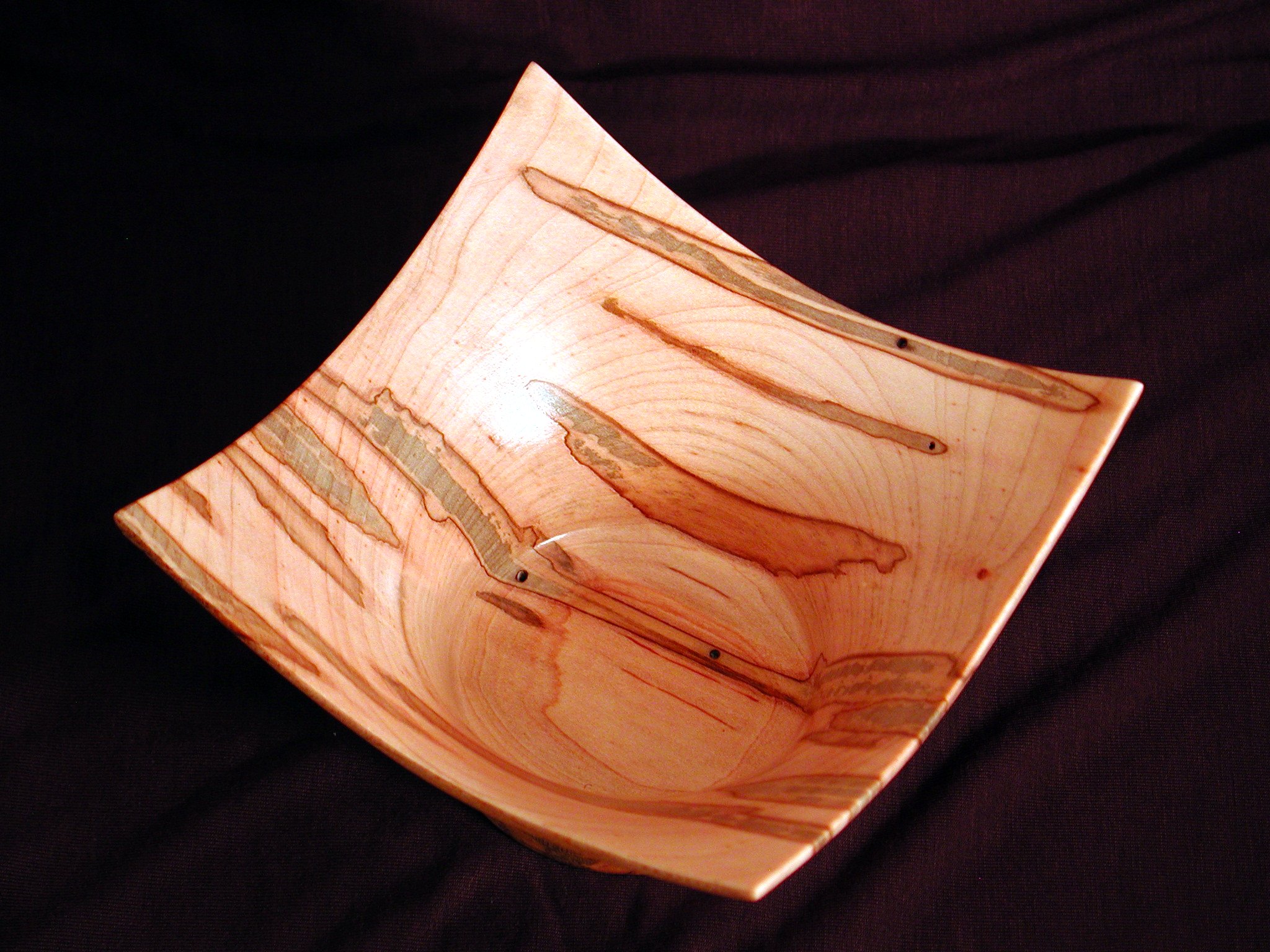 Ambrosia Maple square bowl (top view)