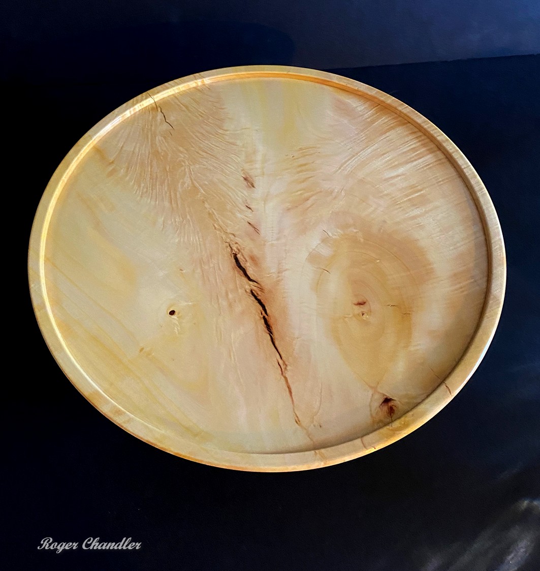 Amur Maple cake plate