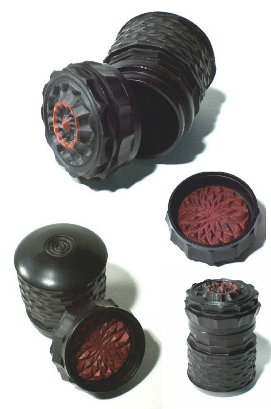 an ornamental turned box