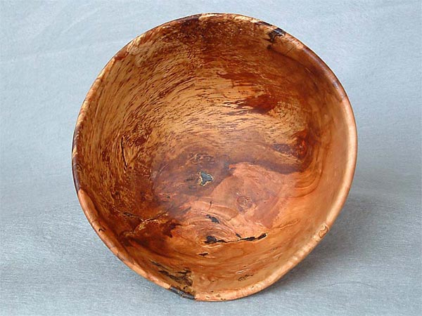 Apple bowl top view
