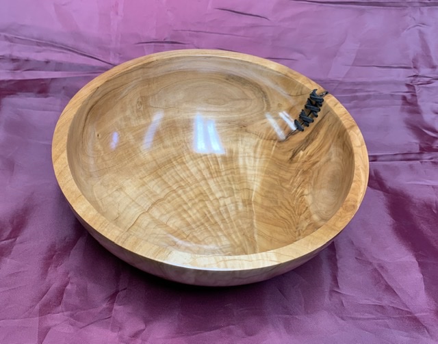 Apple Crotch Bowl with Stitching