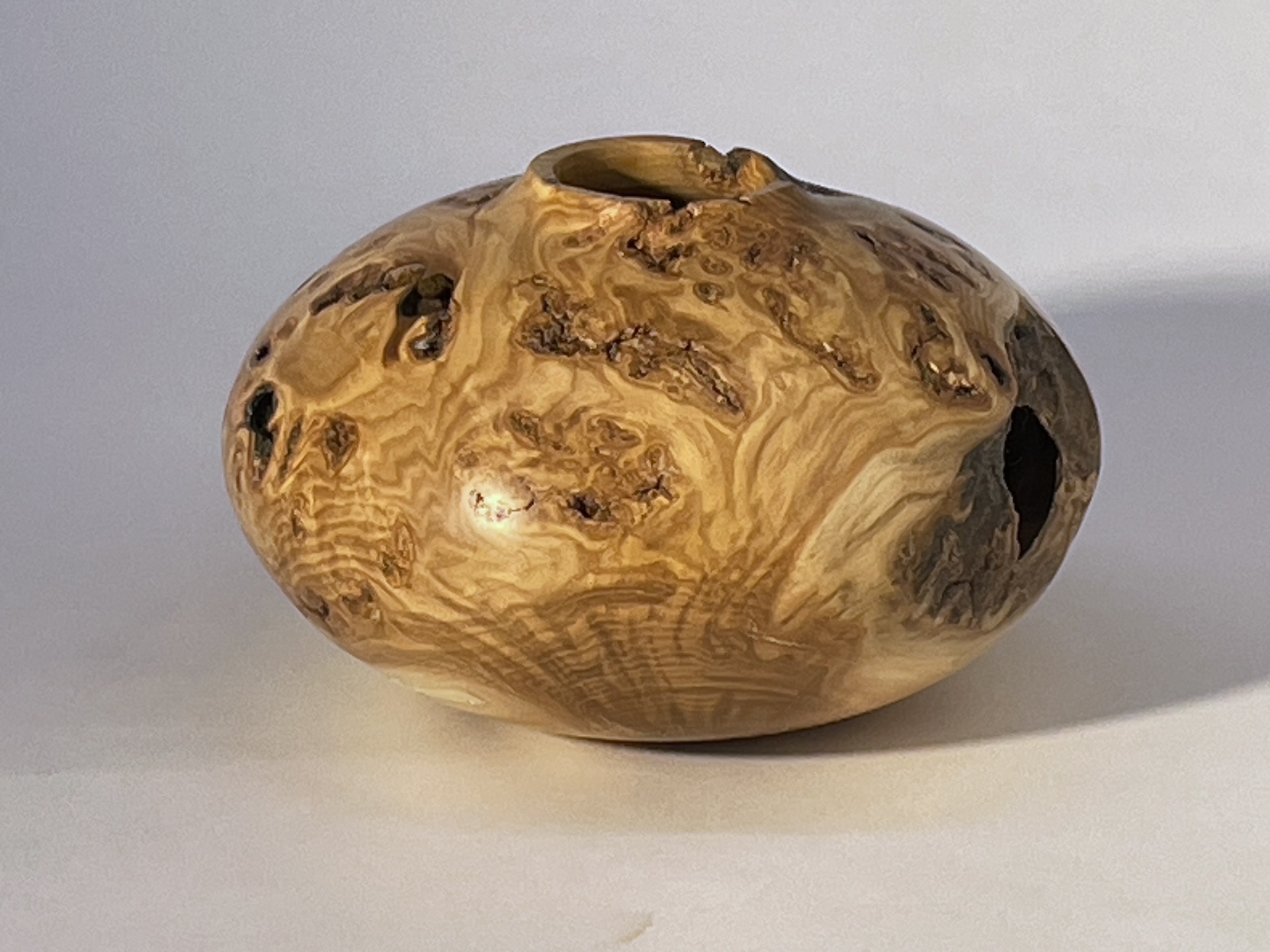 Aspen Burl Hollow Form