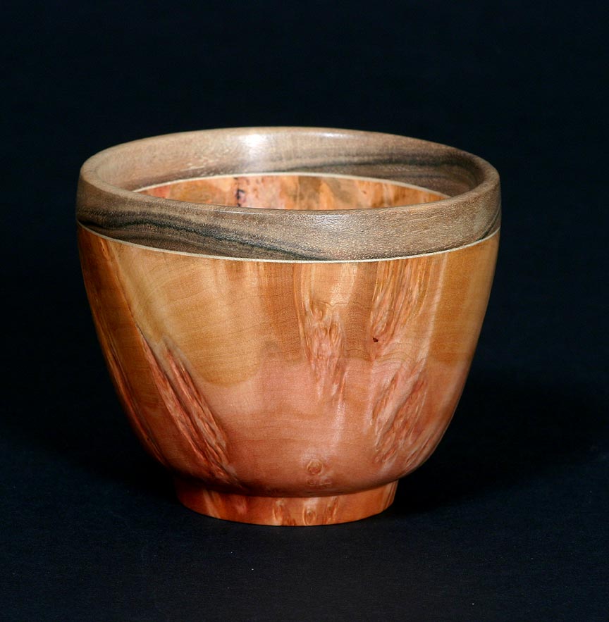 Aussie Burl Bowl, distorted